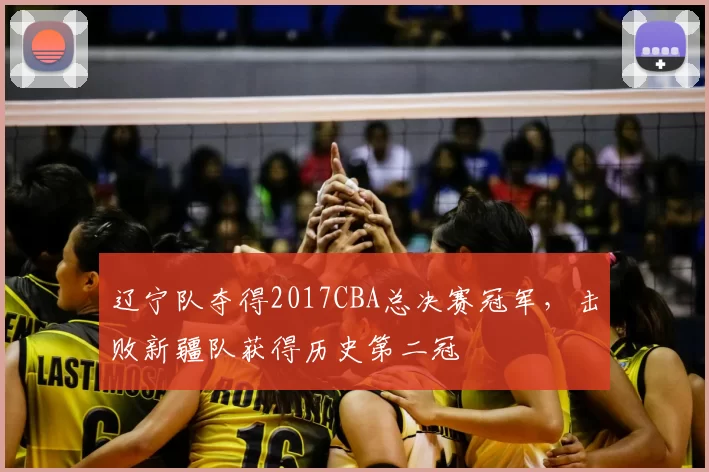 辽宁队夺得2017CBA总决赛冠军,击败新疆队获得历史第二冠
